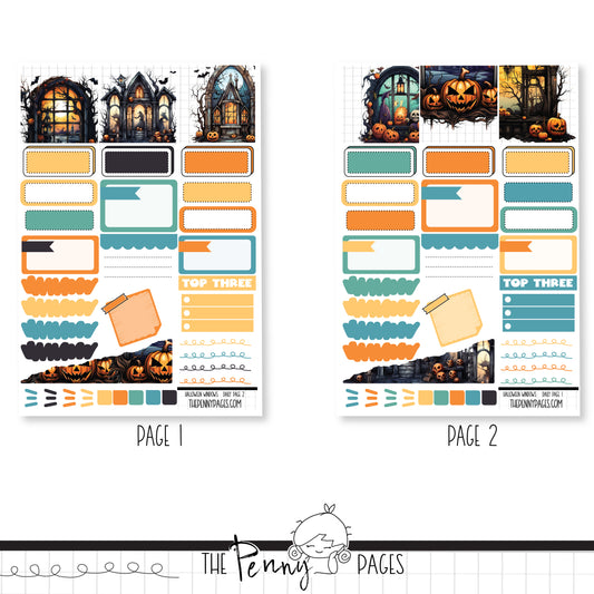 Halloween Windows - Daily Pages