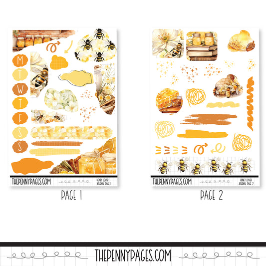 Honey Lover - Journaling pages