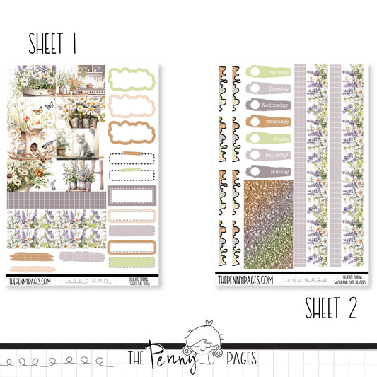 Delicate Spring - Weeks vertical weekly kit