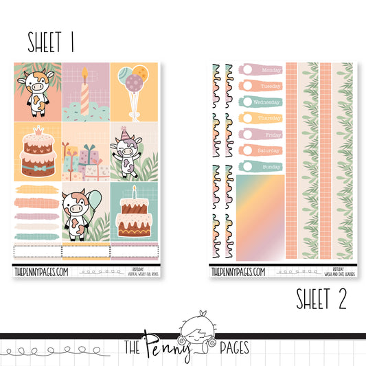 Millie birthday - A5 weekly ( 1.3")