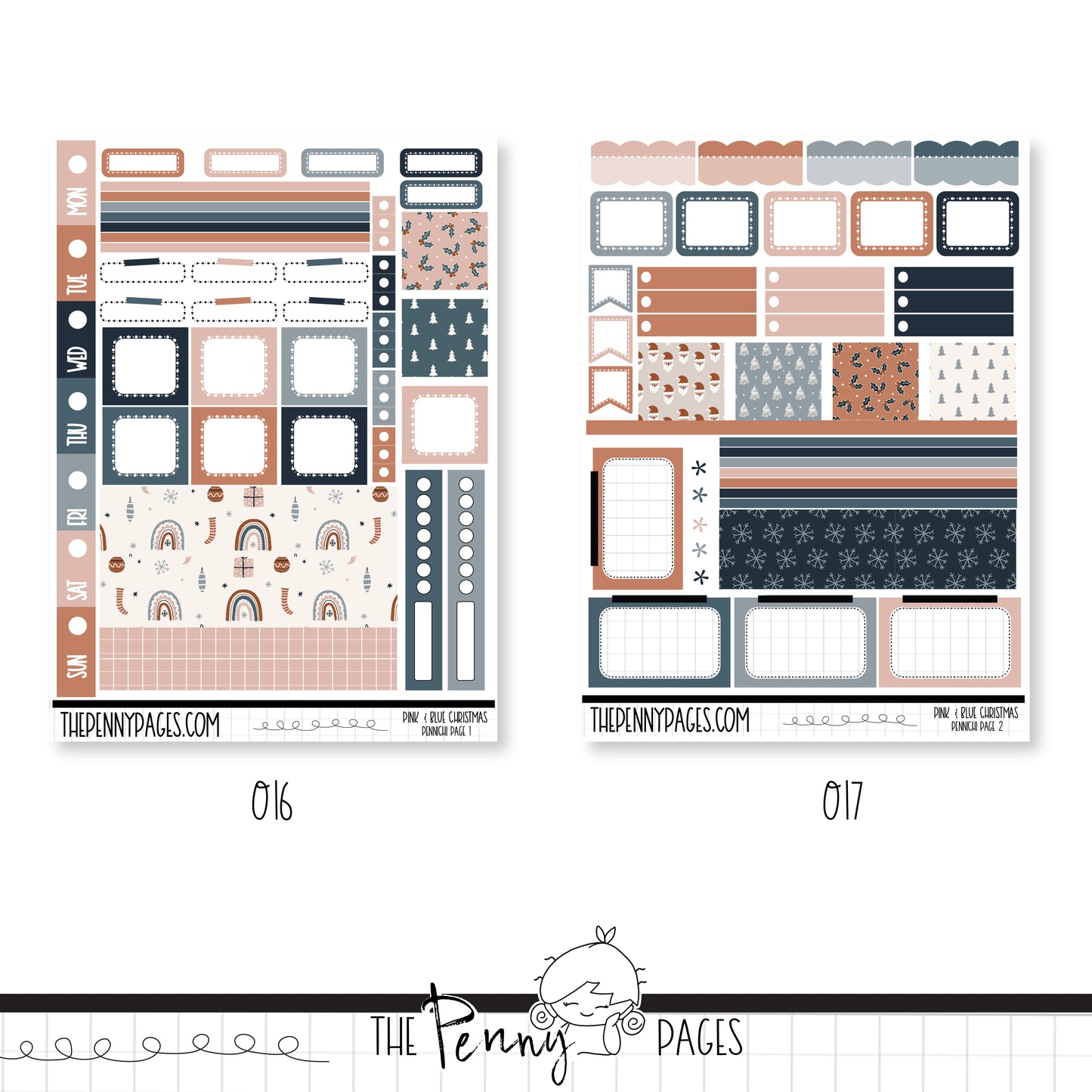 Pink & Blue Christmas - Pennichi