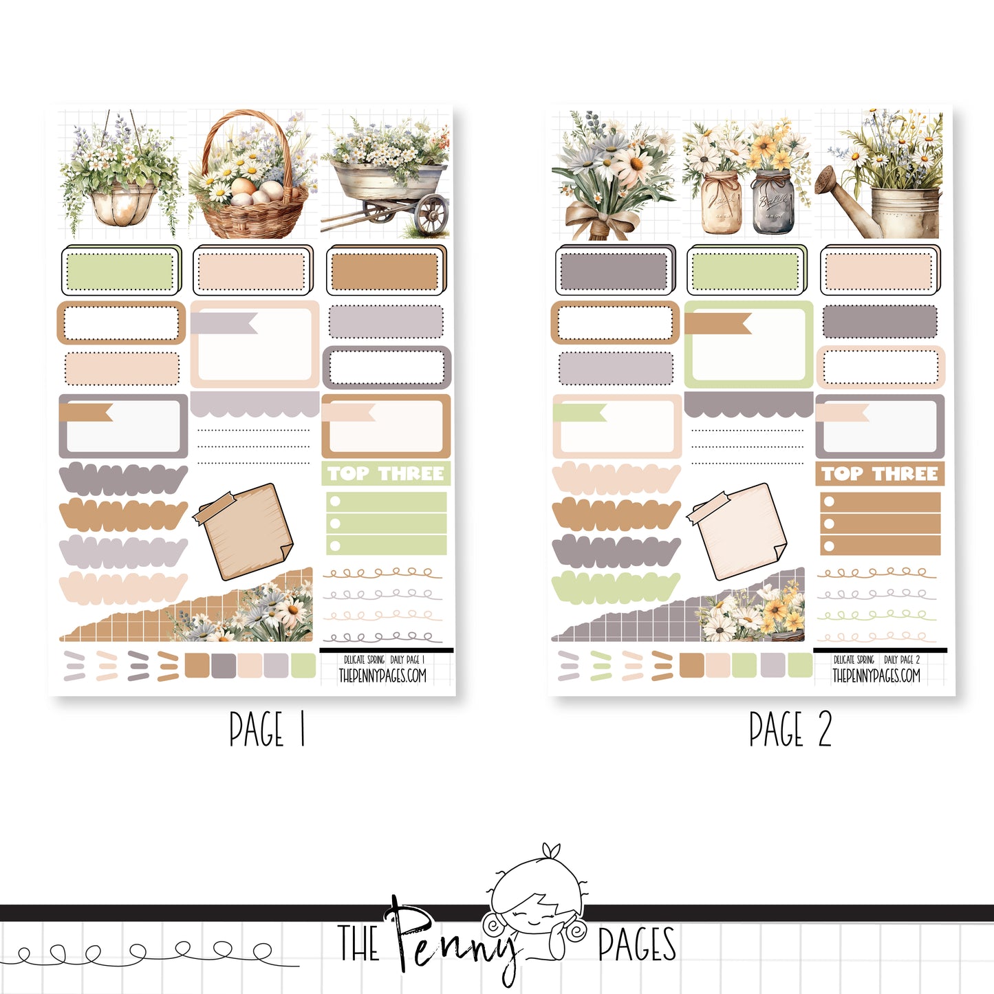 Delicate Spring - Daily Pages