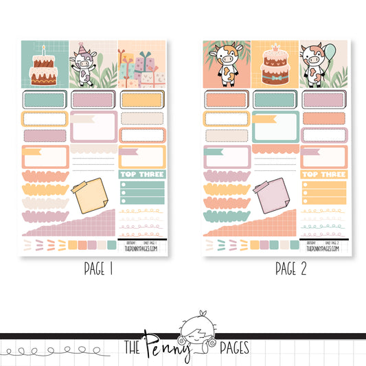 Millie Birthday - Daily Pages