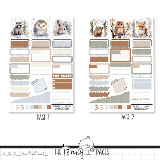 Forest Animals - Daily Pages