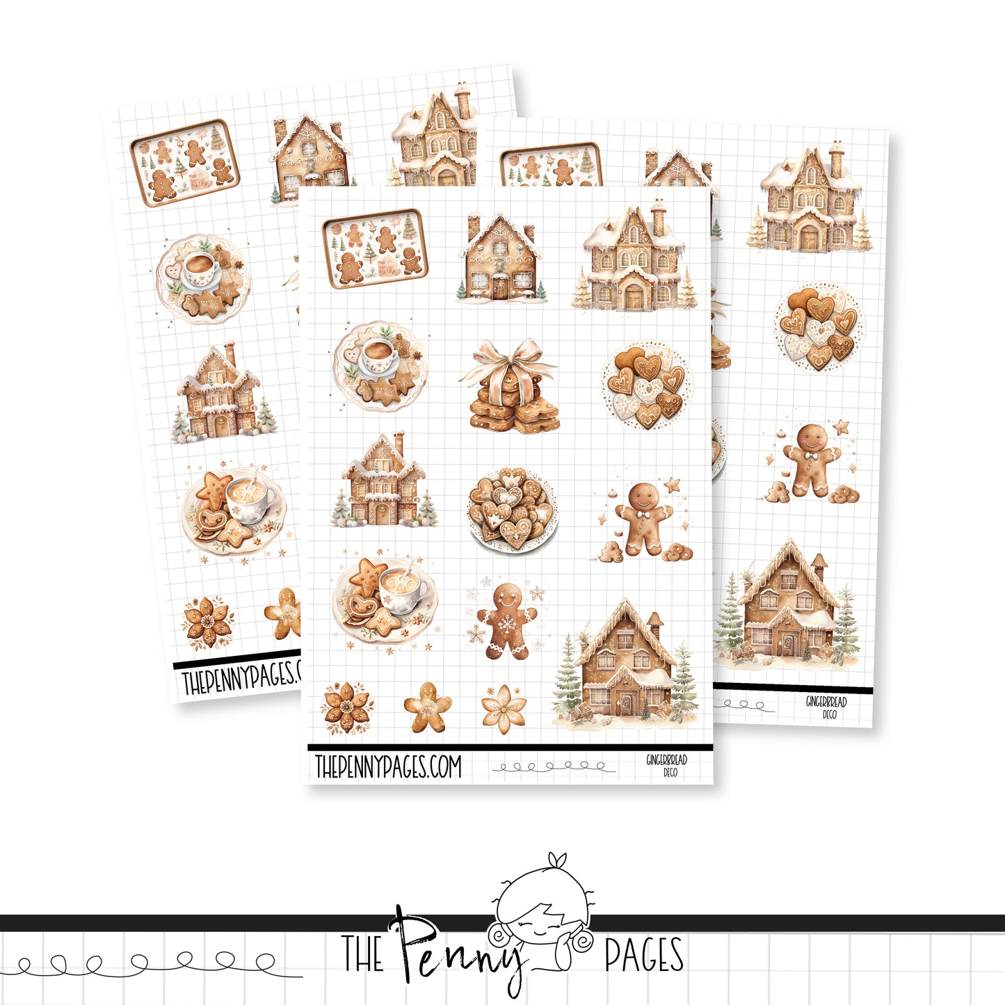 Gingerbread - Deco sheet