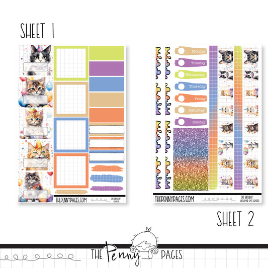 Cat Birthday - Academic weekly kit