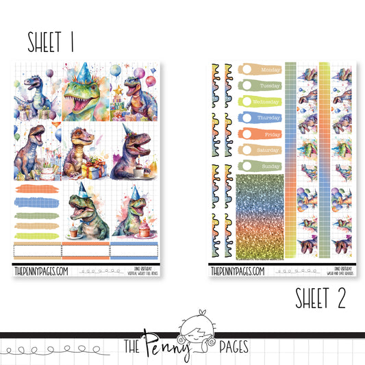 Dino Birthday - Standard Vertical