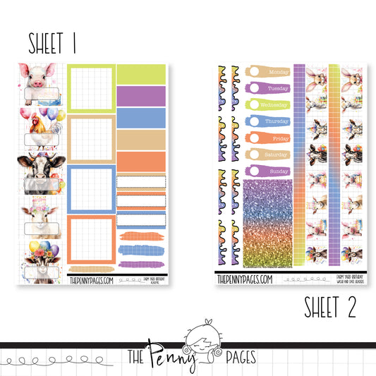 Farm Yard Birthday - Pentrix weekly kit