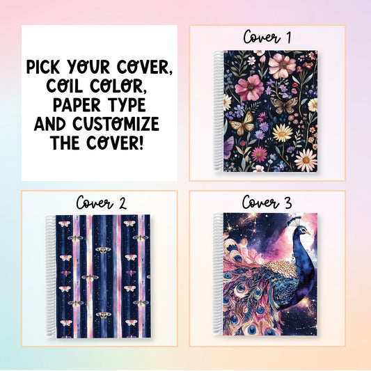 Notebook Planner - Night Garden