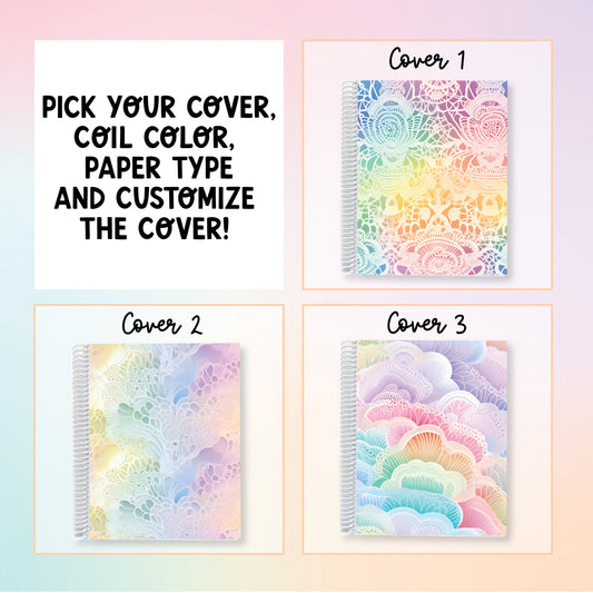 Notebook Planner - Rainbow Lace