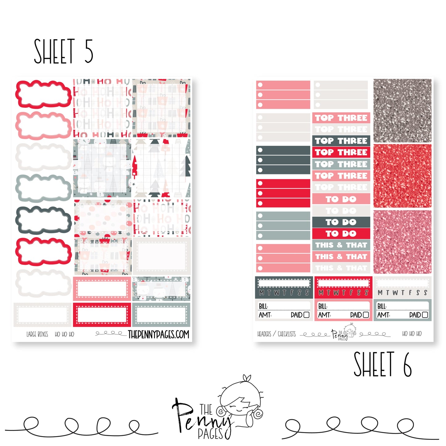 Ho Ho Ho - A5 weekly ( 1.3")