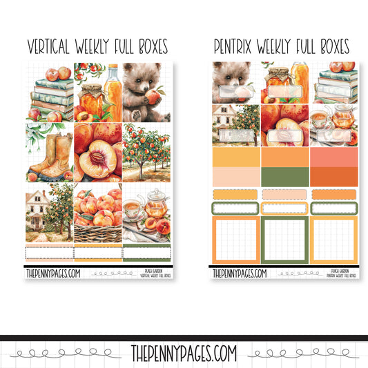 Peach Garden - Large Sheets