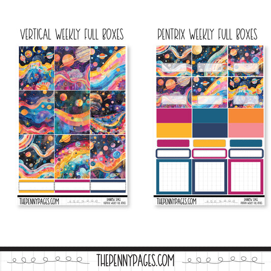 Large Sheets - Rainbow Space