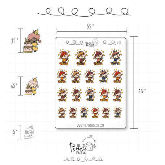 Playing in Leaves - 28