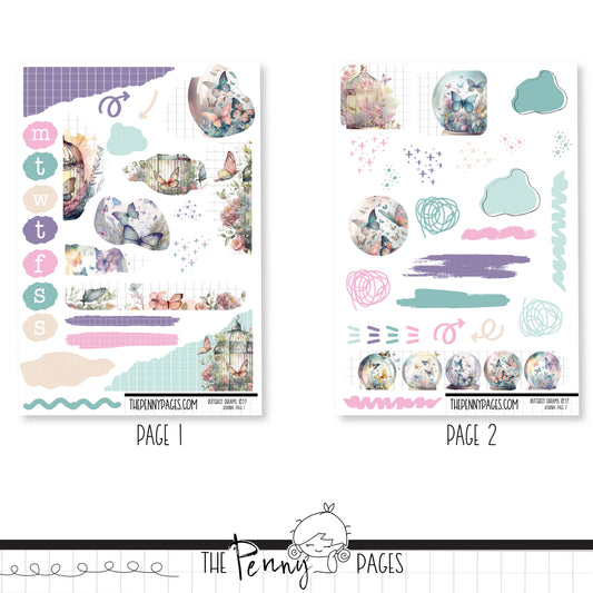 #1039 Butterfly Dreams - Journaling Kit