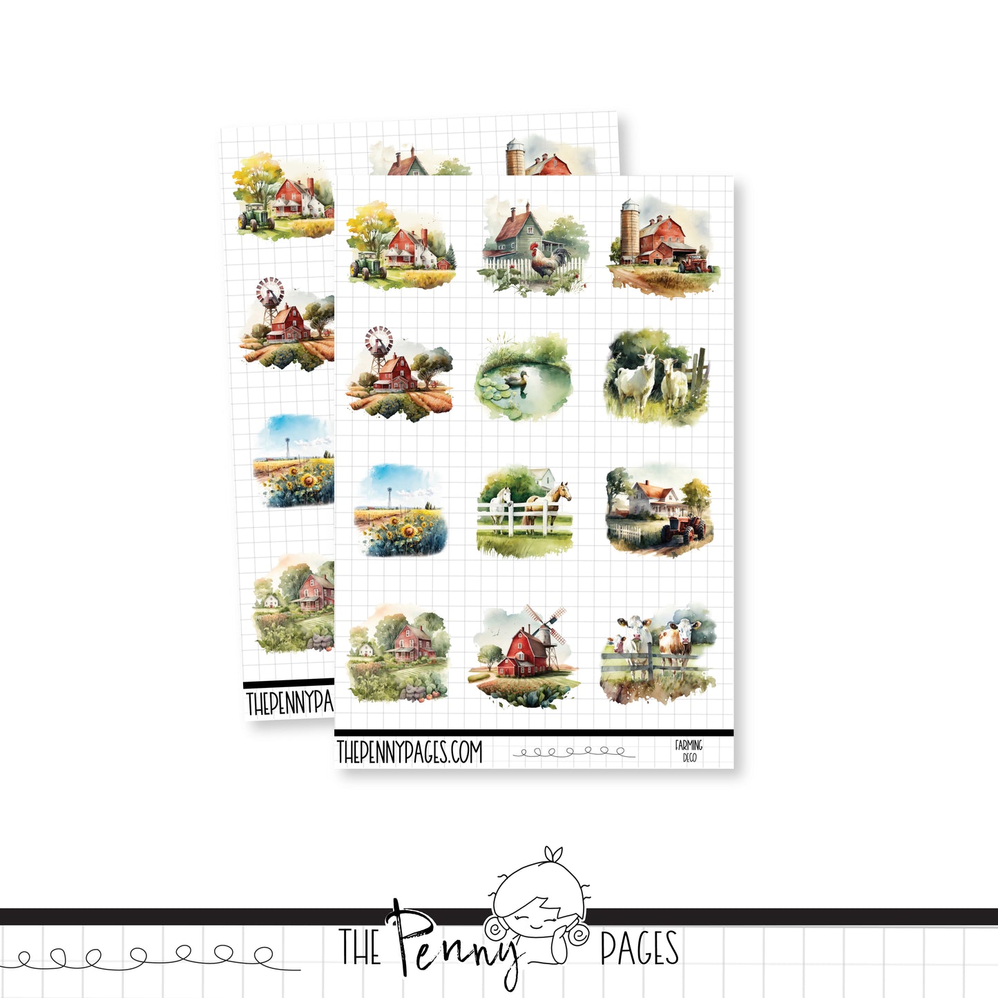 #1044 Farming - Deco sheet