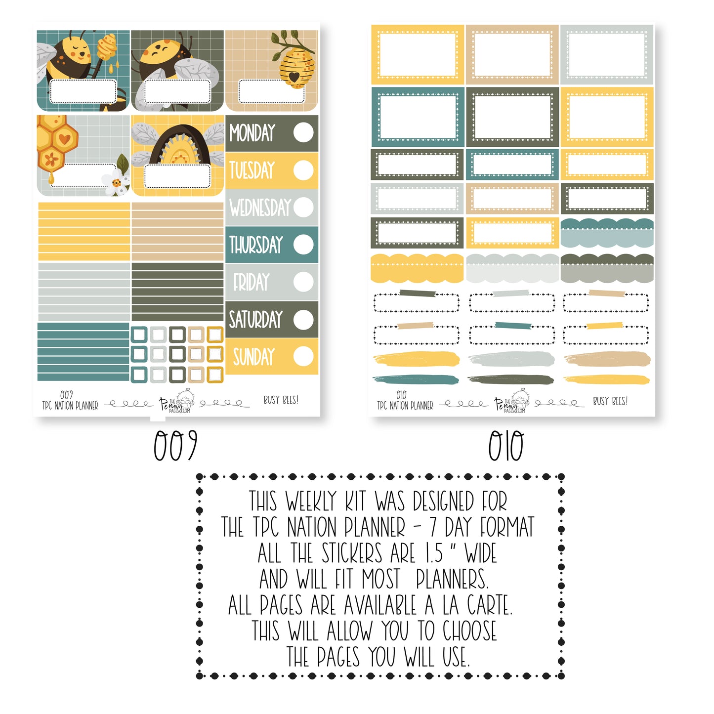 Pentrix Planner - Busy Bees