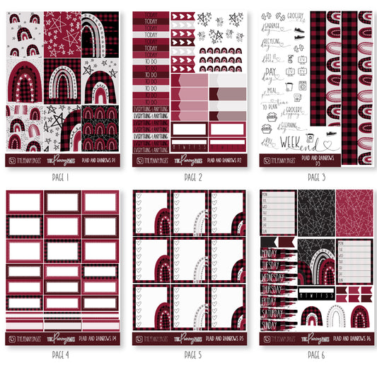 Plaid and Rainbows - Old format