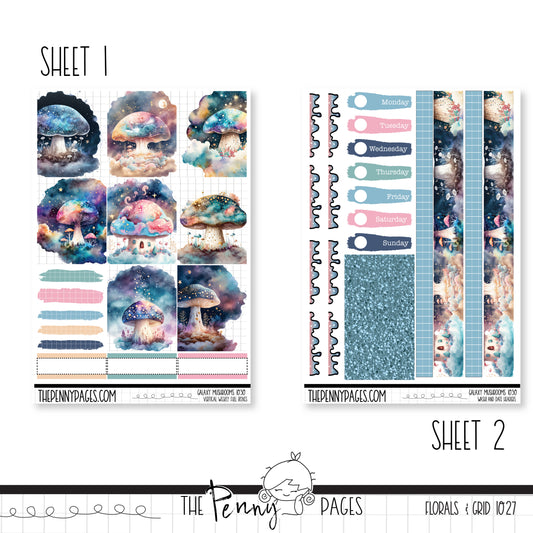 Galaxy Mushrooms - Standard Vertical