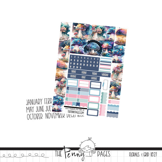 #1030 Galaxy Mushrooms - Various Size Monthly kit