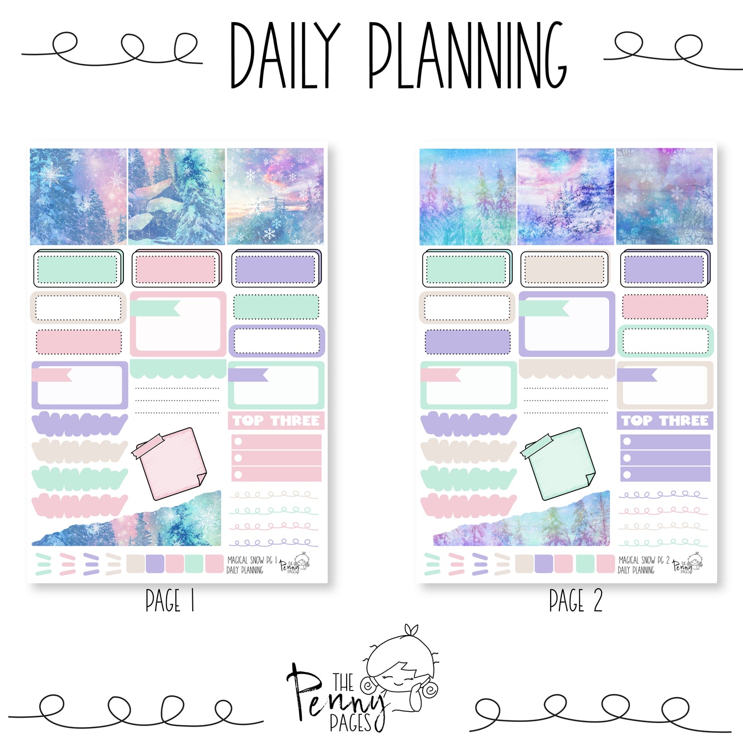 Magical Snow - Daily Page