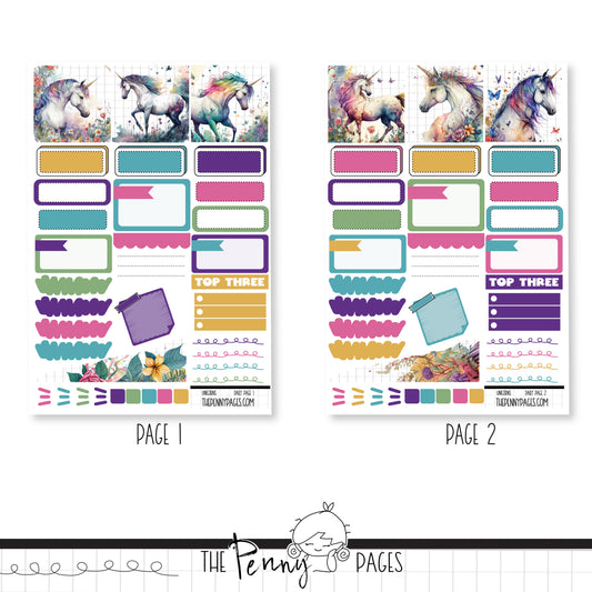 #1042 Unicorns - Daily Pages