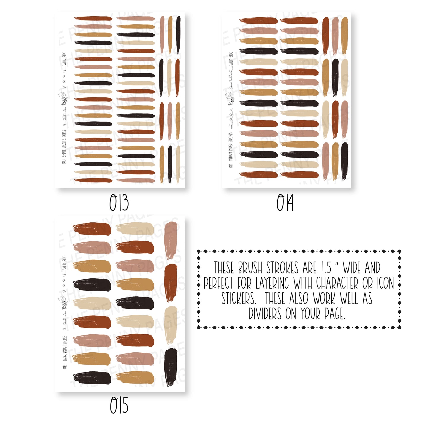 Brush Strokes - Wild Side