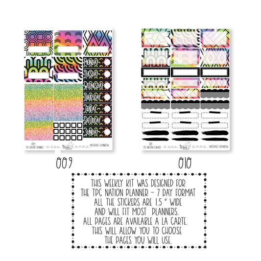 Pentrix Planner - Abstract Rainbow