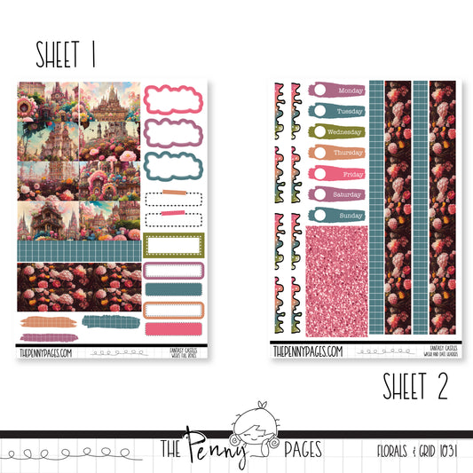 Fantasy Castles - Weeks vertical weekly kit