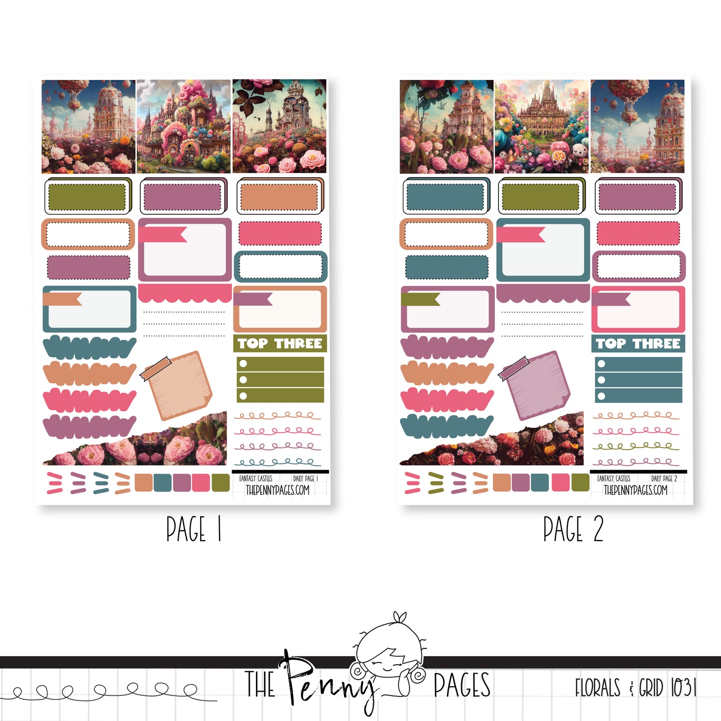 Fantasy Castles - Daily Pages