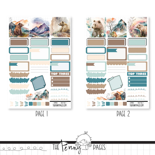 Spring Bears - Daily Pages