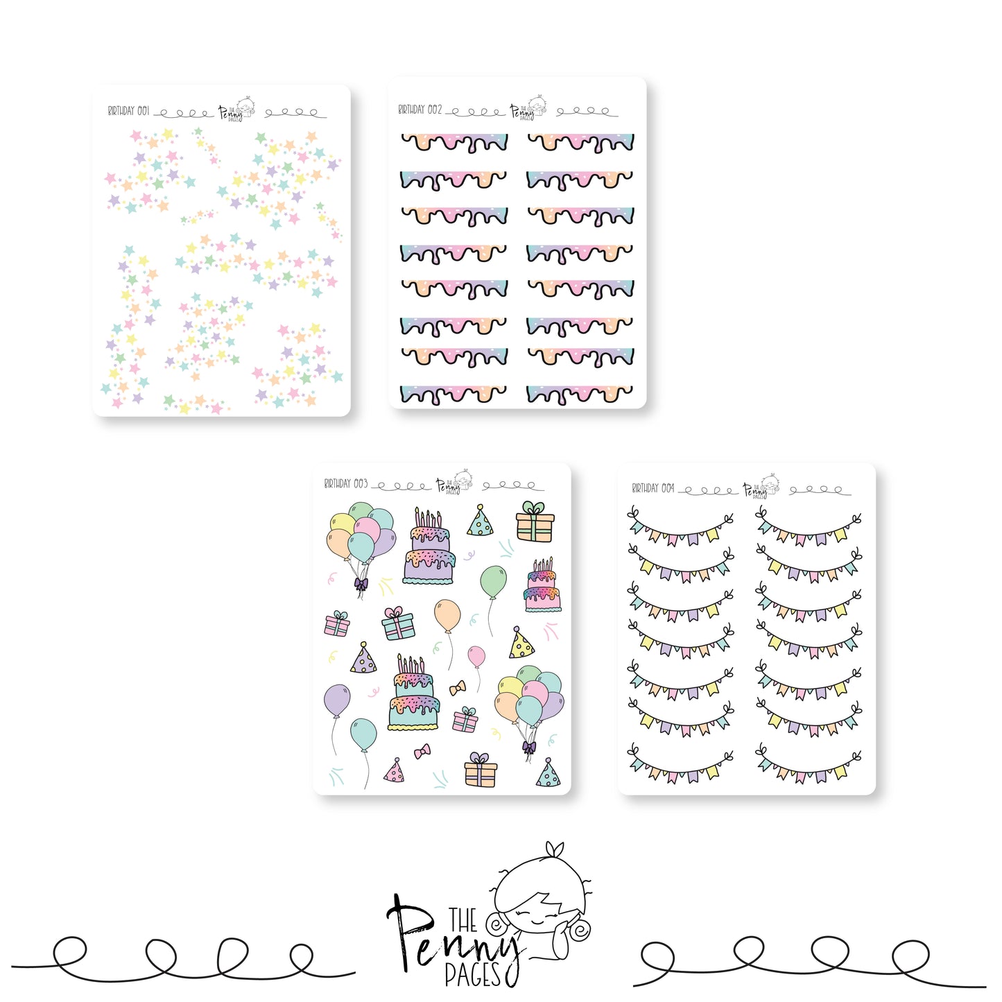 Birthday Decorative Sheets