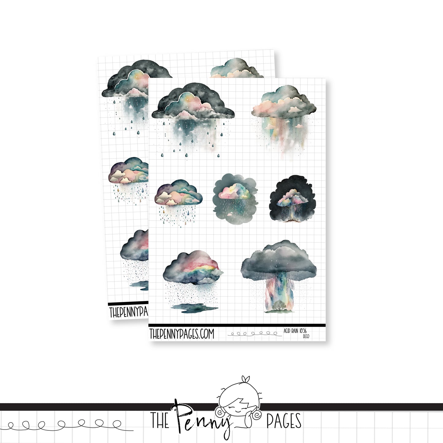 #1036 Acid rain - Deco sheet