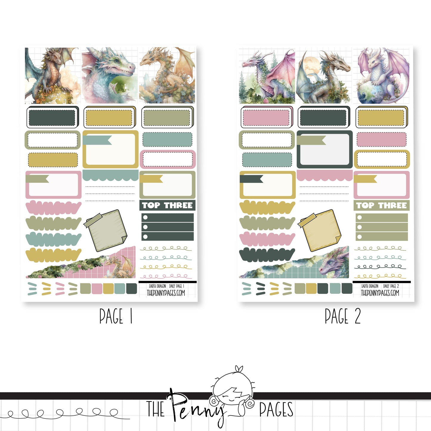 Earth Dragons - Daily Pages