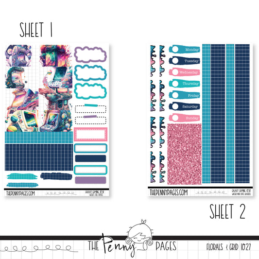 #1038 Galaxy Gaming - Weeks vertical weekly kit