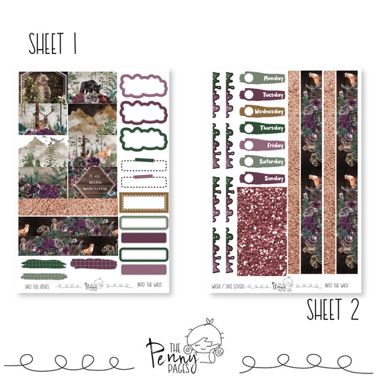 Into the WIld - Weeks vertical weekly kit