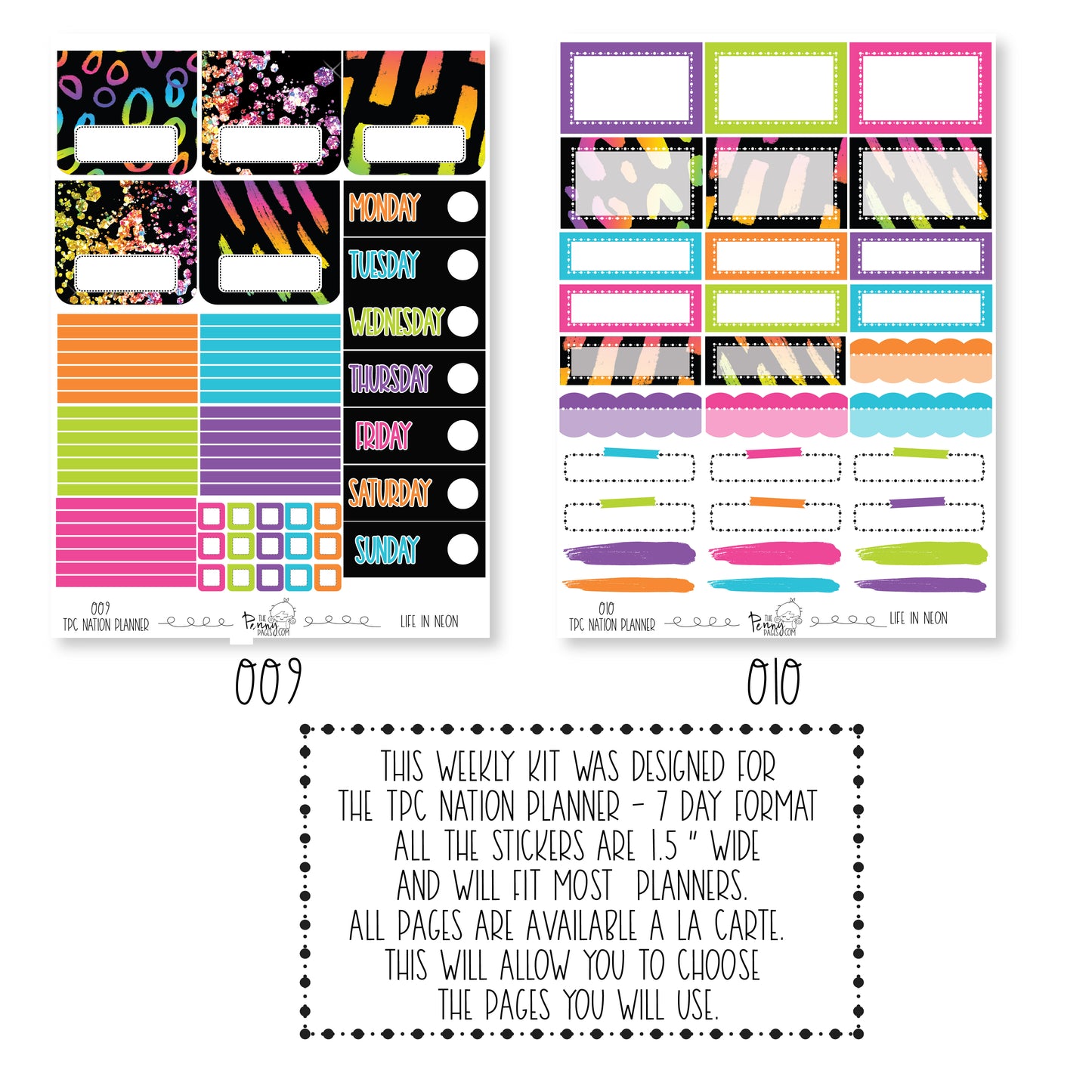 Pentrix Planner - Life in Neon