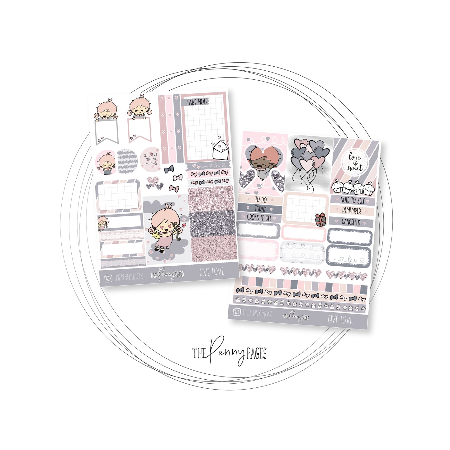 2 Page kits - Give Love