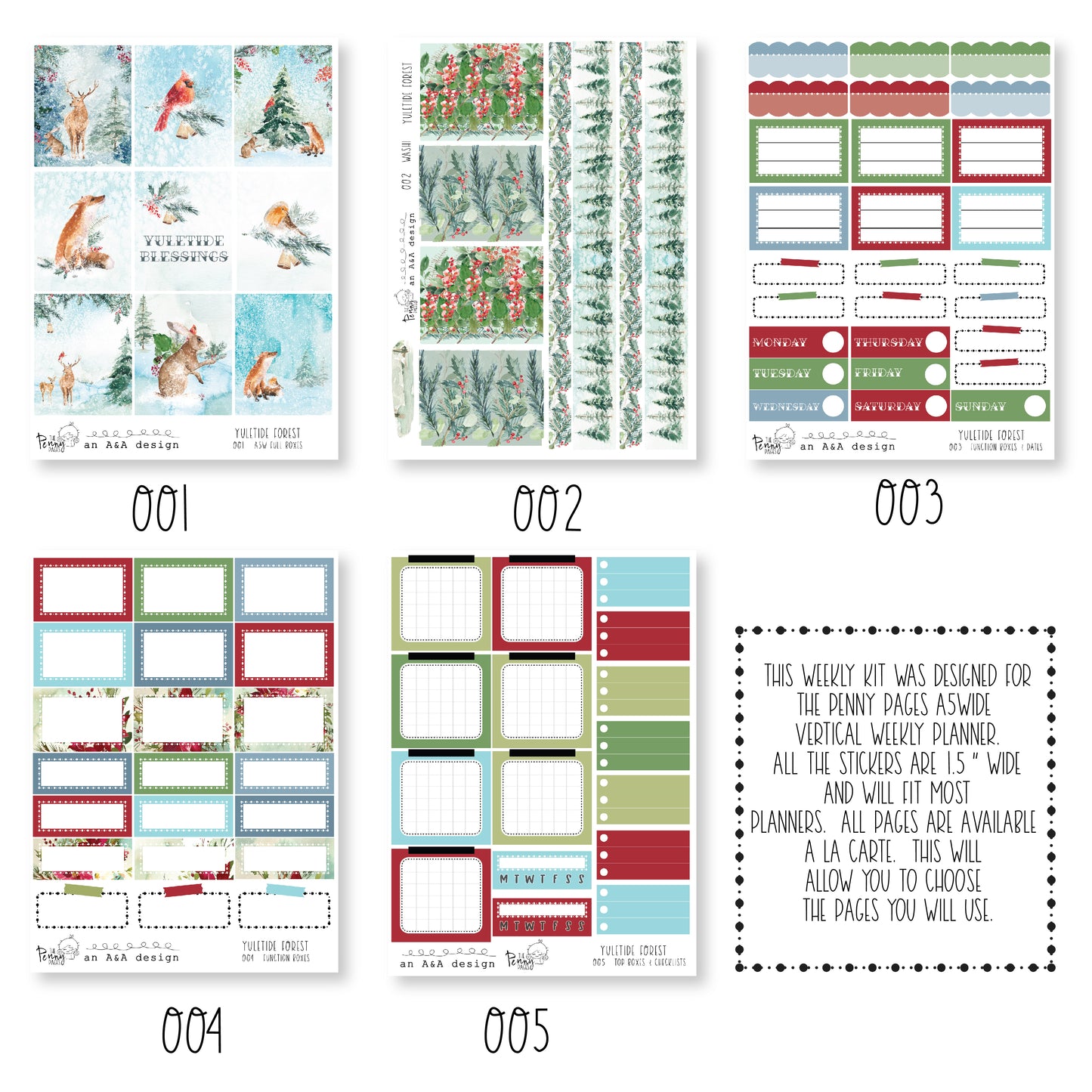 A5W - Yuletide Forest