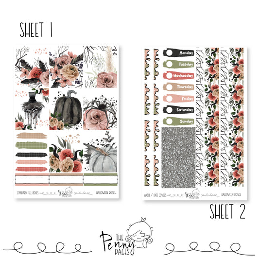 Halloween Roses - Standard Vertical