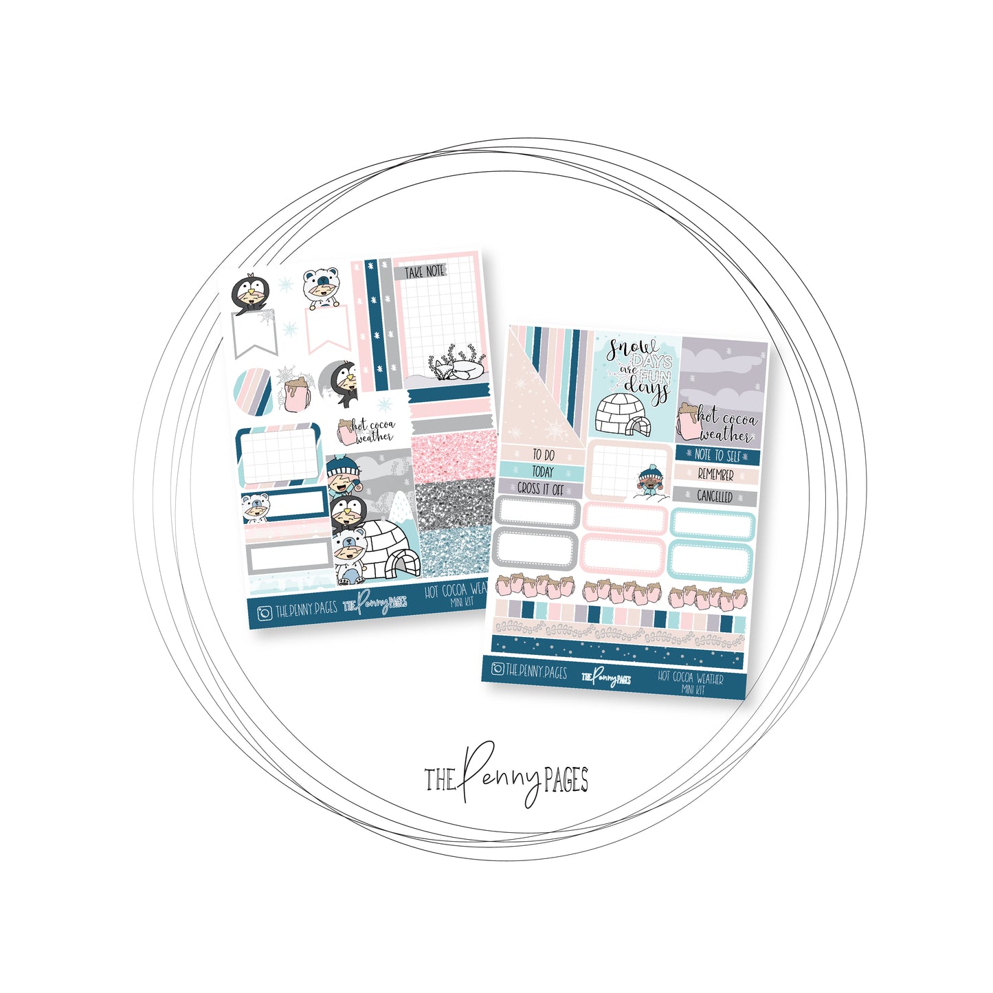 2 Page kits - Hot Cocoa Weather