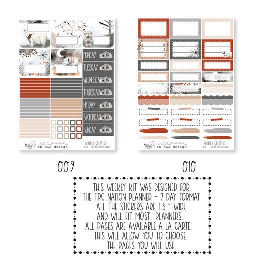 Pentrix Planner - Winter Critters