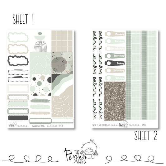 Hazel - B6 vertical weekly kit