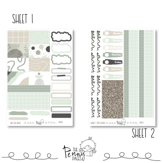 Hazel - Weeks vertical weekly kit