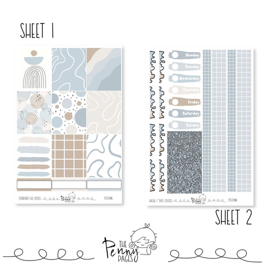 Océanie - Standard / A5w vertical weekly kit