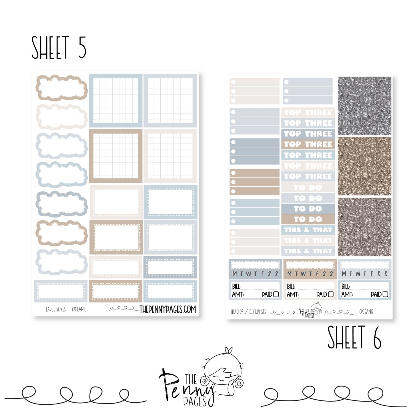 Océanie - Pentrix Planner