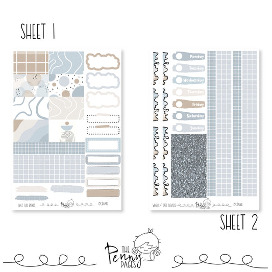 Océanie - Weeks vertical weekly kit