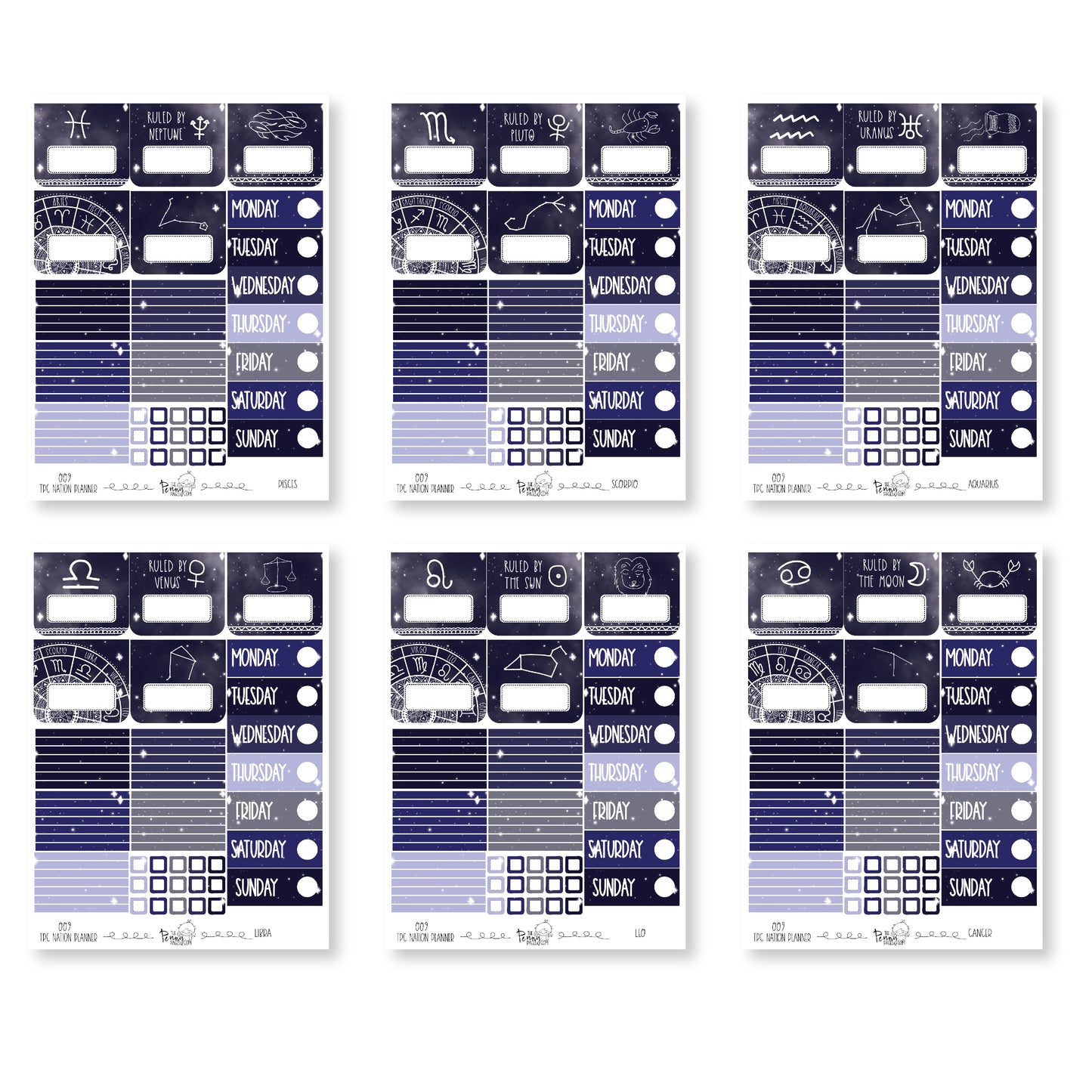 Pentrix Planner - Zodiac