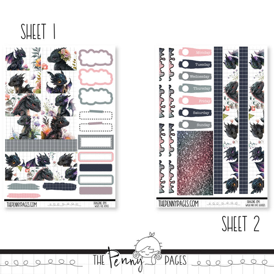 #1041 Dragon - Weeks vertical weekly kit