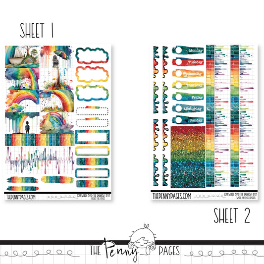 #1040 Somewhere over the rainbow - Weeks vertical weekly kit